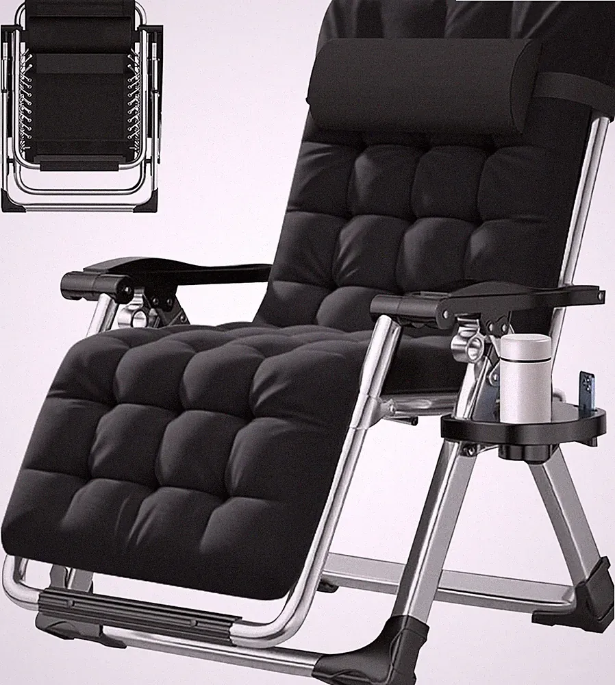 Premium Zero Gravity Chair - Adjustable Reclining Lounge with Cushion & Tray