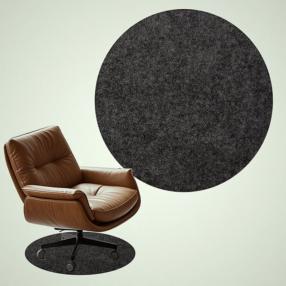 Recliner Pad 1 PCS 27.5 Inch Round NonSlip Furniture Mat Floor Protector